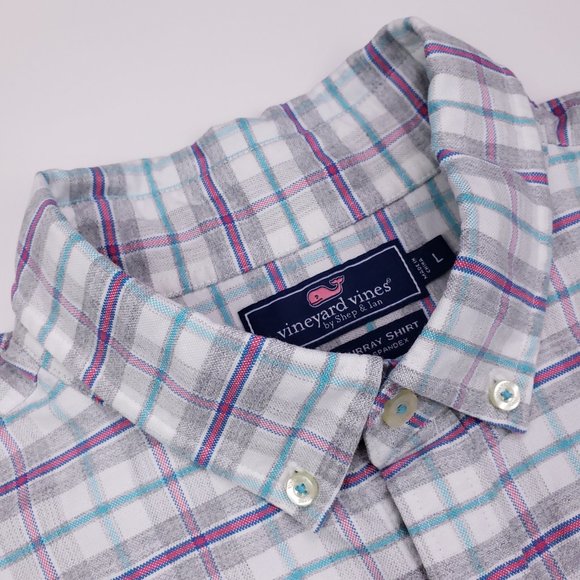 Vineyard Vines Slim Fit Murray Shirt L Large Size - Picture 4 of 8